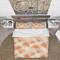 Designart 'Handdrawn Asian Flowers with Orange Watercolor' Floral Bedding Set - Duvet Cover & Shams